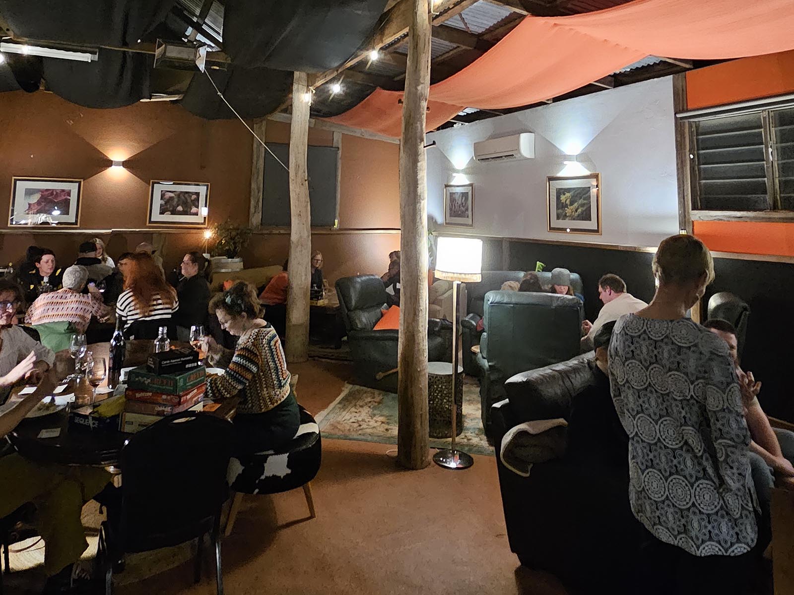 Interior of the Black and Ginger Wine Shed
