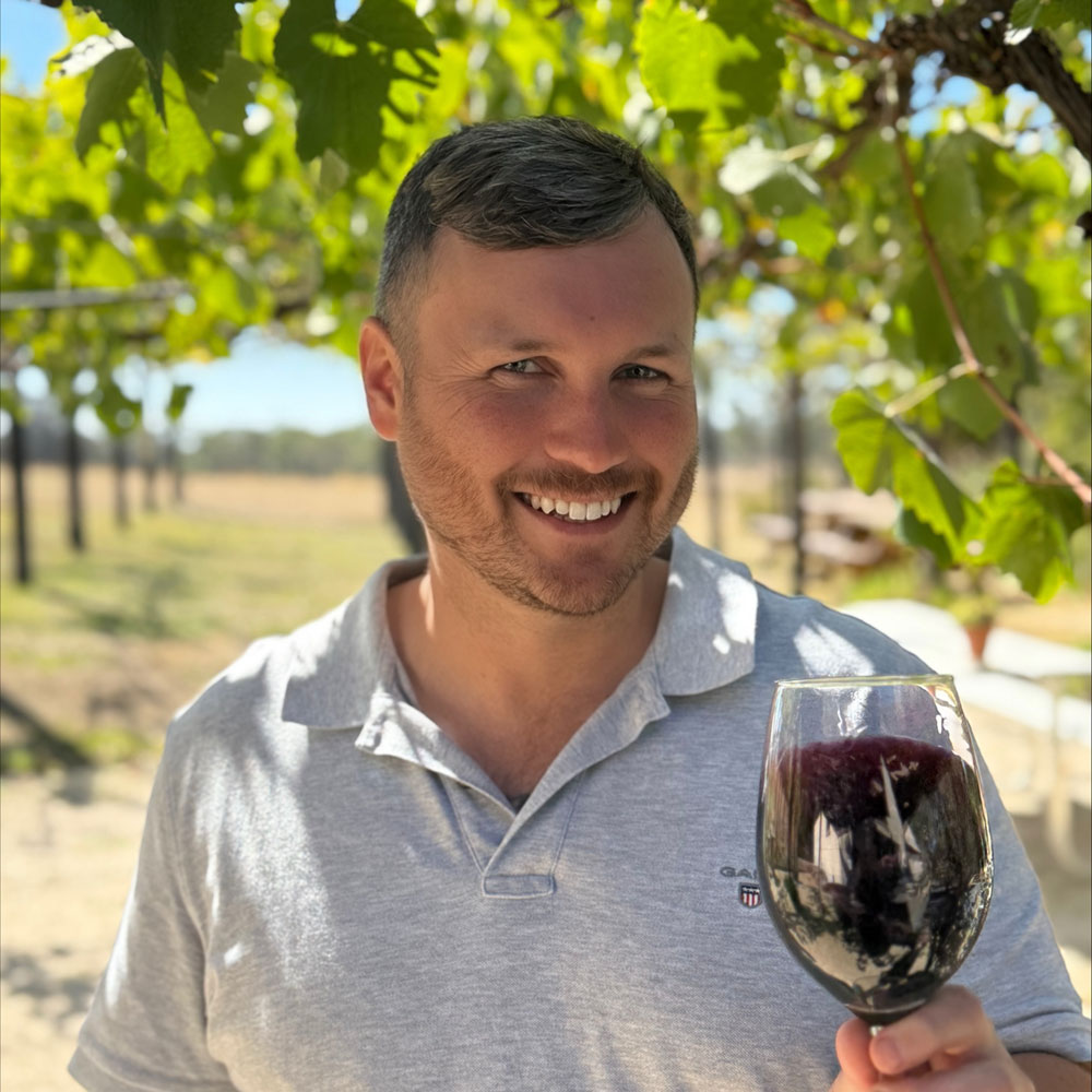Eden Walpole Winemaker at Blue Pyrenees Estate